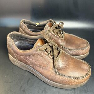 SAS‎ Bout Time Out Shoes Mens Size 8 Leather Walking Comfort Oxford Casual Lace